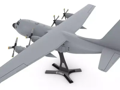 C-130H Hercules  3D print model