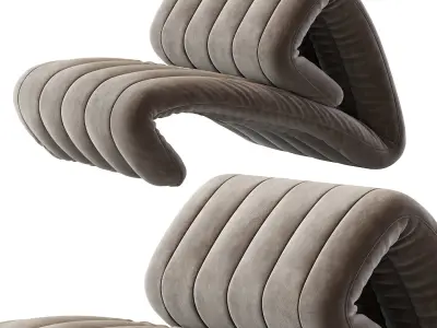 Armchair Ds 266 3D model