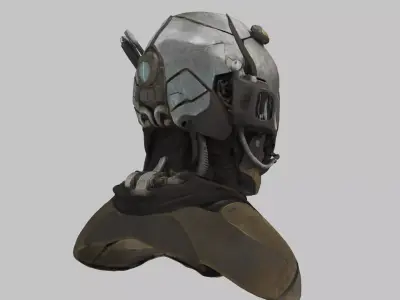 Cybernetic Reaper Model Low-poly 3D model