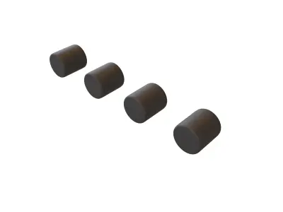 Morse Code H v1 001 Low-poly 3D model