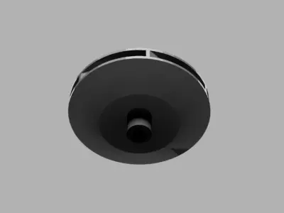 Impeller for dishwasher 3D print model