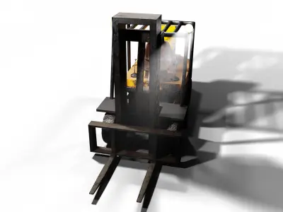 Fork Lift Low-poly 3D model purchase