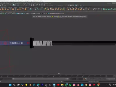 ITACHI UCHIHA SWORD FROM NARUTO Low-poly 3D model