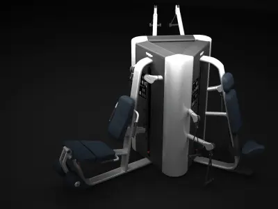 Multistation Tower Machine 3D model
