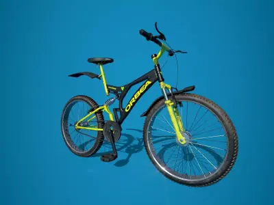 Mountain Bicycle 3D Model  Low-poly 3D model