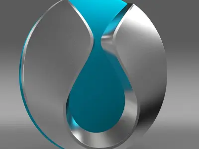 denza logo 3D model by Sergey