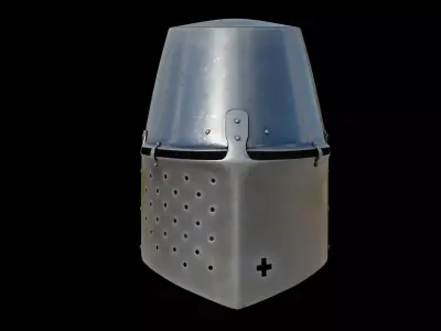 Medieval helmet 3D model get