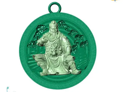 mandarin pendant 3D print model