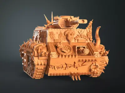 Traitor light tank 3D print model