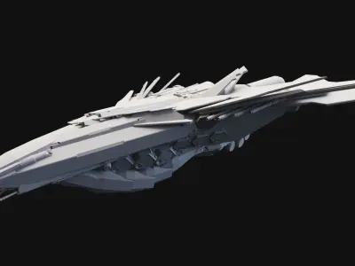 Spaceship ASTRA 3D model