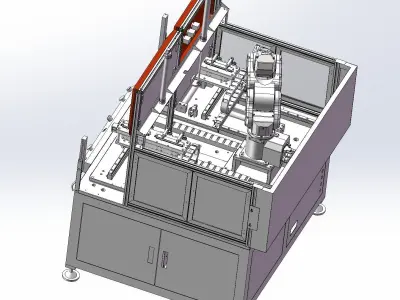 machine industry industrial equipment manufacture production 3D model V1
