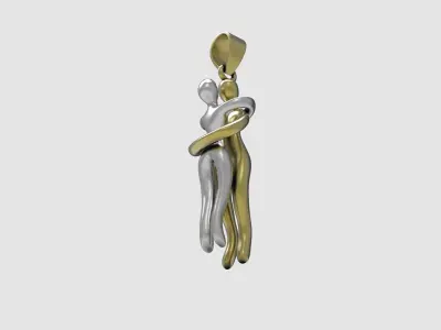 Pendant hug 3D print model