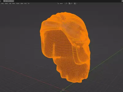 Custom3Dprint Minifigure Accessory - Minifigure Hair S2 - 100 3D print model