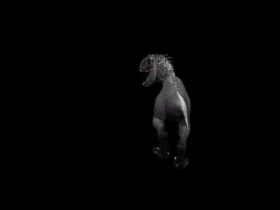 velociraptor dinosaur 3D model