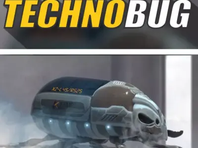 Technobug tech bug 3D model