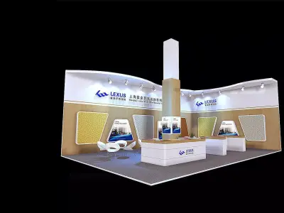Exhibition - Size - 12X8-3DMAX2009-0019 3D model
