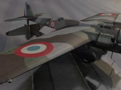 Amiot 143M 3D model