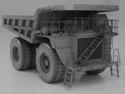 big truck Caterpillar 785D Mining Dump Truck  3D model