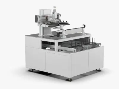 Automatic Screen Printing Equipment 3D model