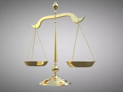 Balance scale 3D model purchase