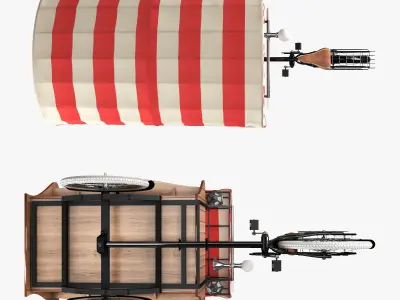 Cargo Bike Milano 3D model