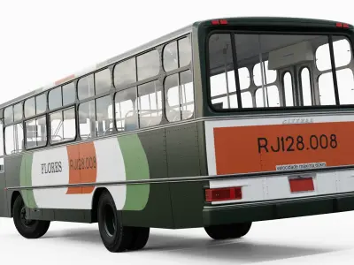 Ciferal Tocantins Short Flores MB LPO-1113 3D model
