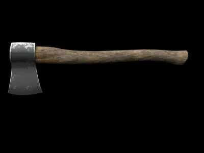 Hatchet axe Low-poly 3D model buy