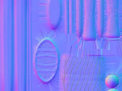 Viking noble sword Low-poly 3D model