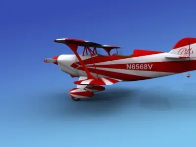 Pitts Special 3D model 2
