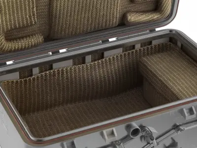  Empty Space Transport Box with Raised Lid 