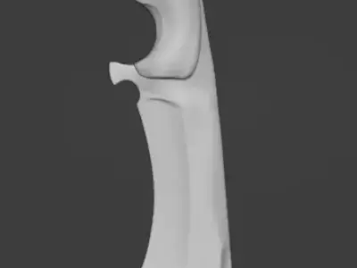 Knife 3D model 12