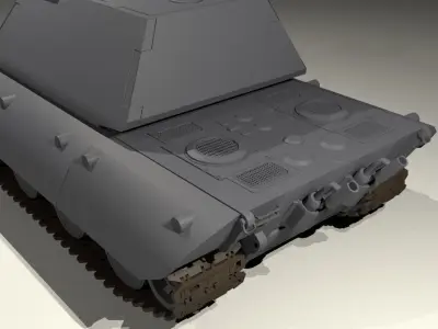 E-100 German Super heavy tank Free 3D model