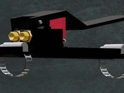 Pneumatic Handle 3D model