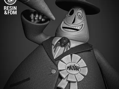 Wicked Movies Mayor Sculpture 3D print model