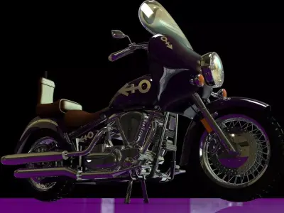 Prince Purple Rain Bike 3D model