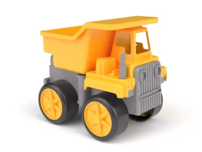 Children toy plasticky truck 3D model