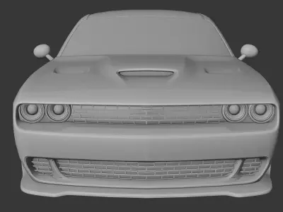  Dodge Challenger SRT 3D print model