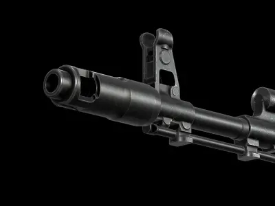 AK - Muzzle - AK74 Muzzle Std Low-poly 3D model