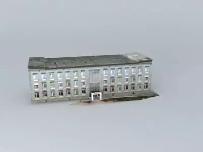 College Gawęckiego Free 3D model
