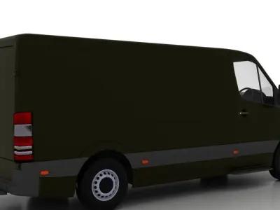 Mercedes Benz Sprinter L2H1 2015 Cargo UK 3D model