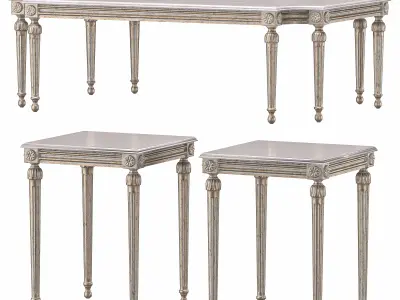 ebanista baladin coffee table 3D model