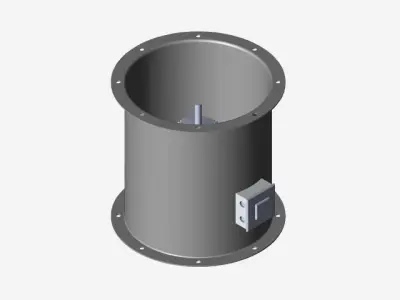 Axial Fan 315mm 3D model