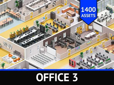 Office 3 3D model