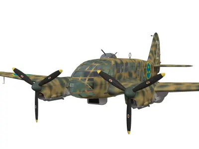 Caproni Ca313  3D model