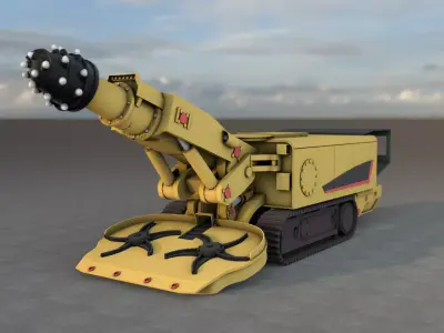 roadheader 3D model