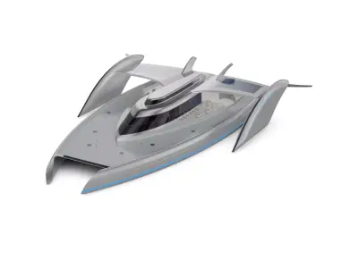 Trimaran 3D model