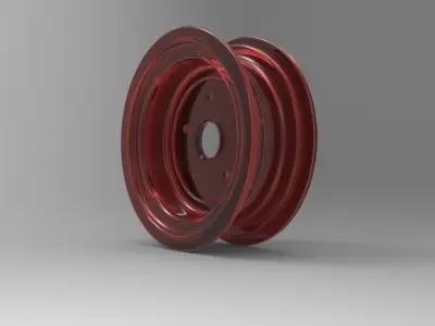 Steel Wheel Free 3D model