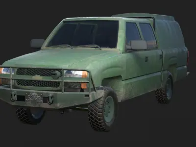 Chevrolet Silverado Low-poly 3D model