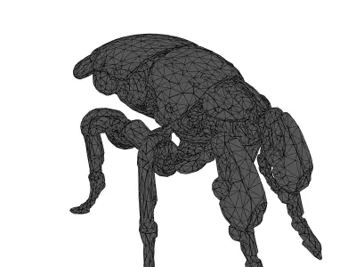 SciFi Robotic Insect Exploration Drone Low-poly 3D model