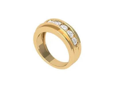 Wedding Ring  3D print model 216